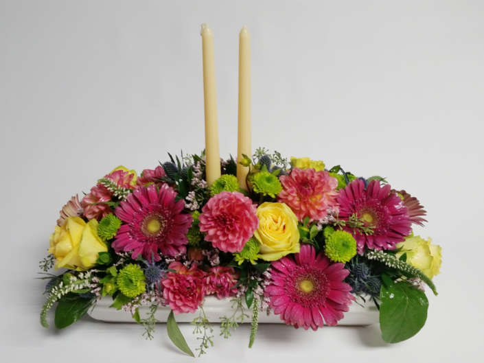 table centerpiece, bespoke flower arrangements