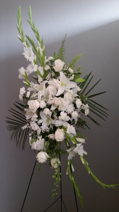 funeral arrangement, bespoke flower arrangements
